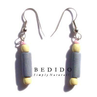 Natural Beads Dangling Earrings