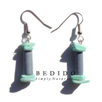 Natural Beads Dangling Earrings