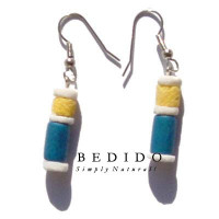 Natural Beads Dangling Earrings